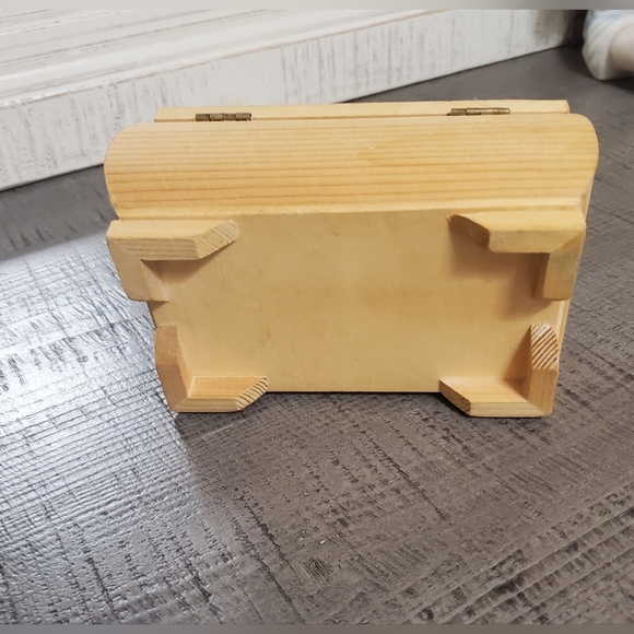 & Other Stories Wooden Jewelry Box with Geometric Design - Picture 4 of 7